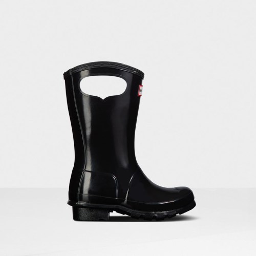 Hunter Original Grab Handle Gloss Wellies (B859L) Ireland